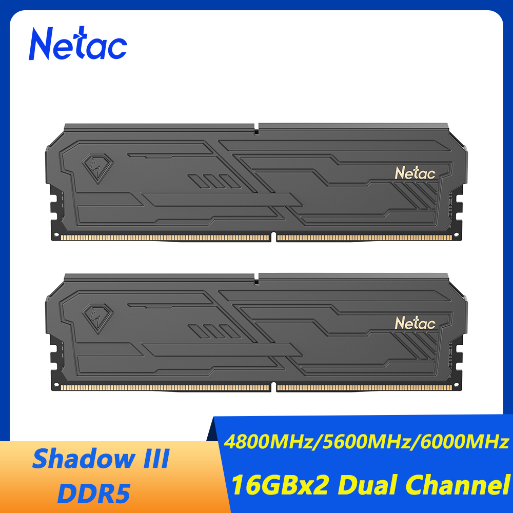 Ddr5 16Gb 6000Mhz - Netac RAM DDR5 Shadow III 16Gx2