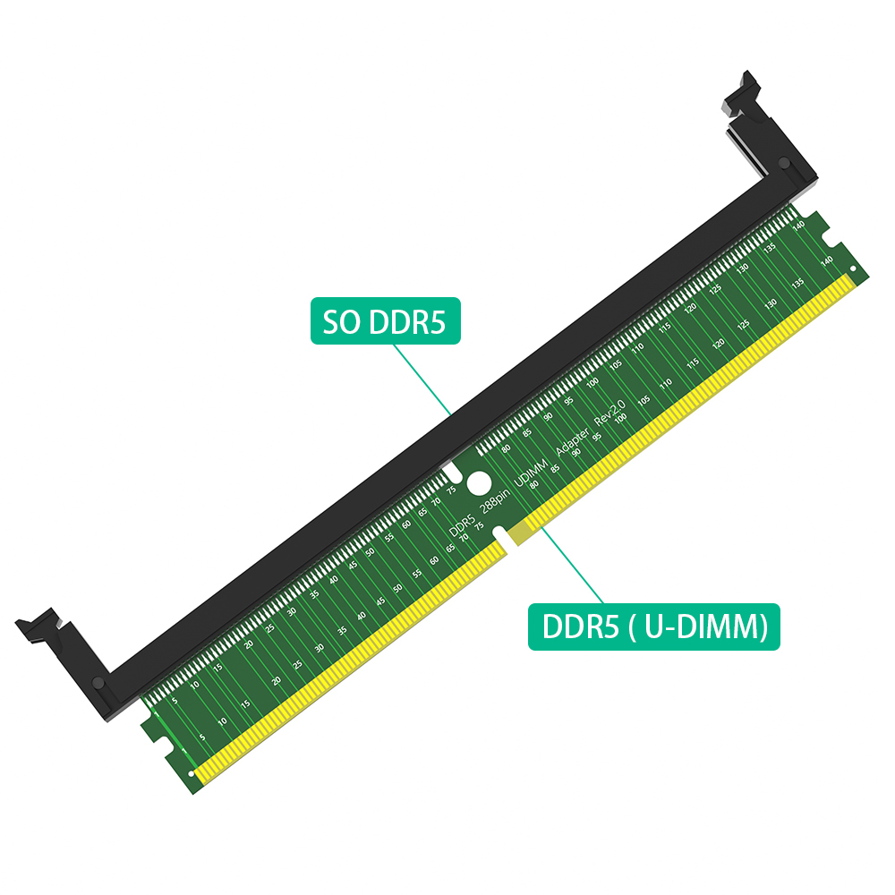 Ddr5 Kit - Adattatore TISHRIC DDR5 U-DINDM 288Pin per