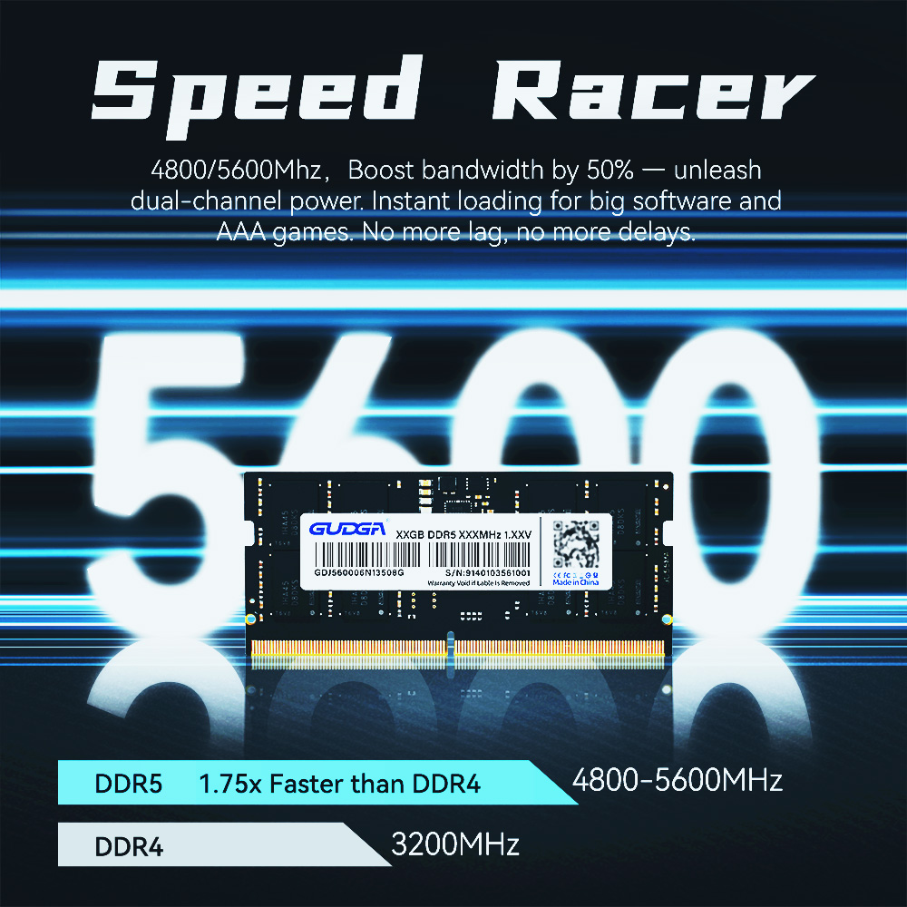 RAM DDR5 GUDGA 8GB 16GB 32GB M - Ddr5 32Gb recensione e prezzo